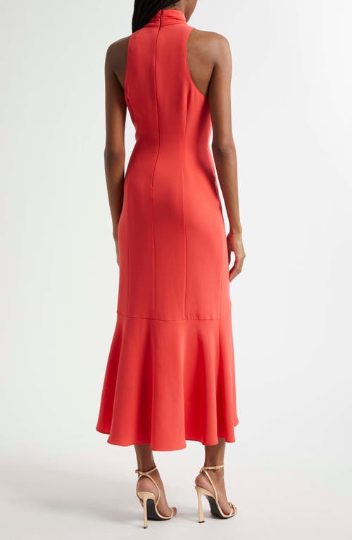 CINQ À SEPT CINQ À SEPT RORI SLEEVELESS HIGH-LOW CREPE DRESS
