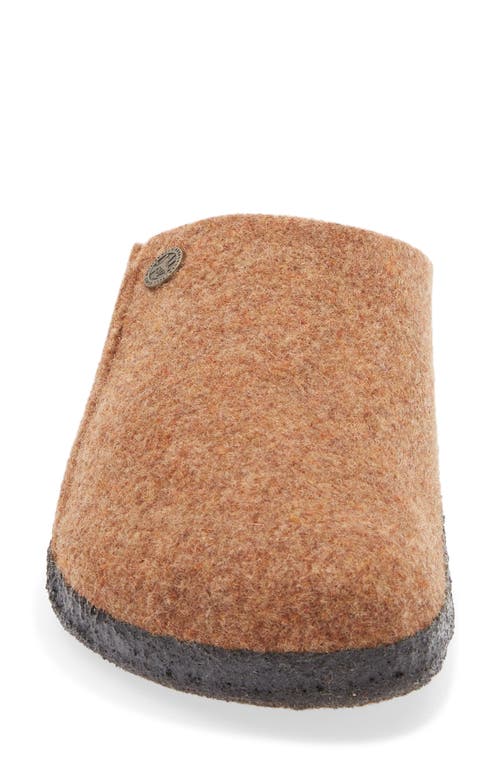 Birkenstock Zermatt Genuine Shearling Lined Slipper In Brown