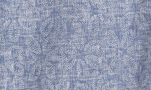 Robert Barakett Roland Short Sleeve Button-up Shirt In Blue