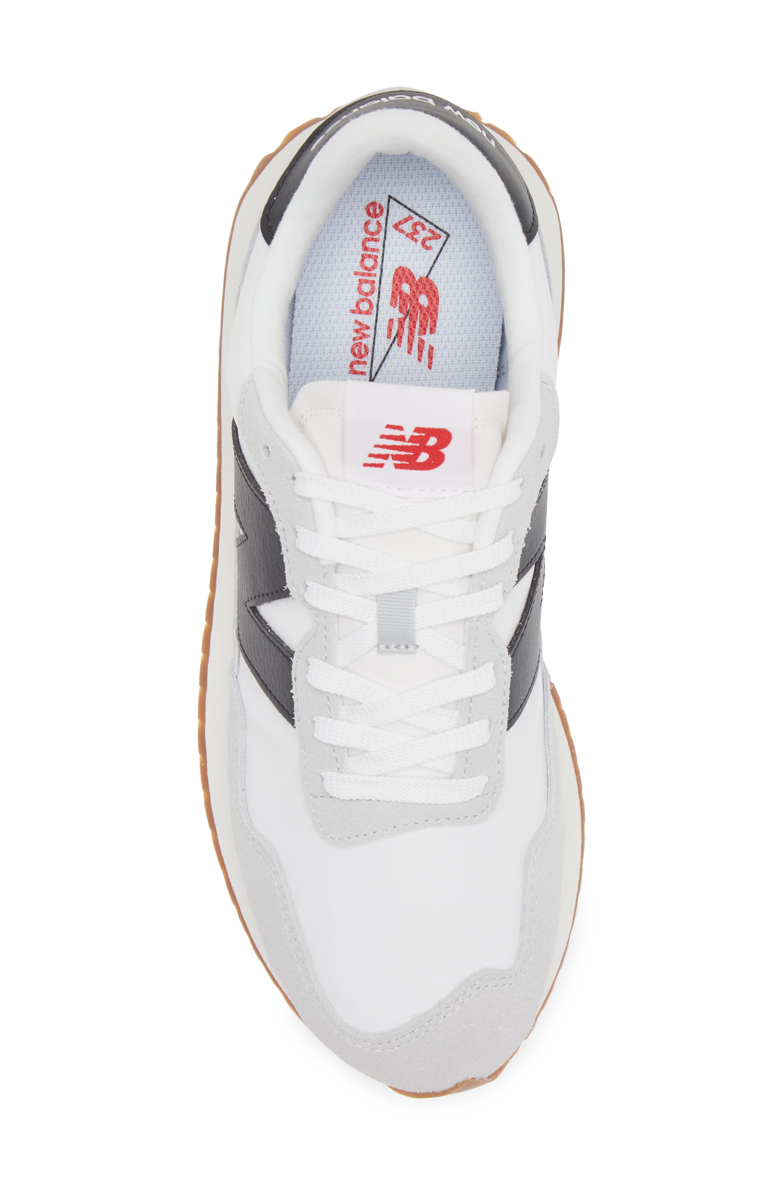 237 Sneaker, Alternate, color, WHITE/ BRIGHTON GREY