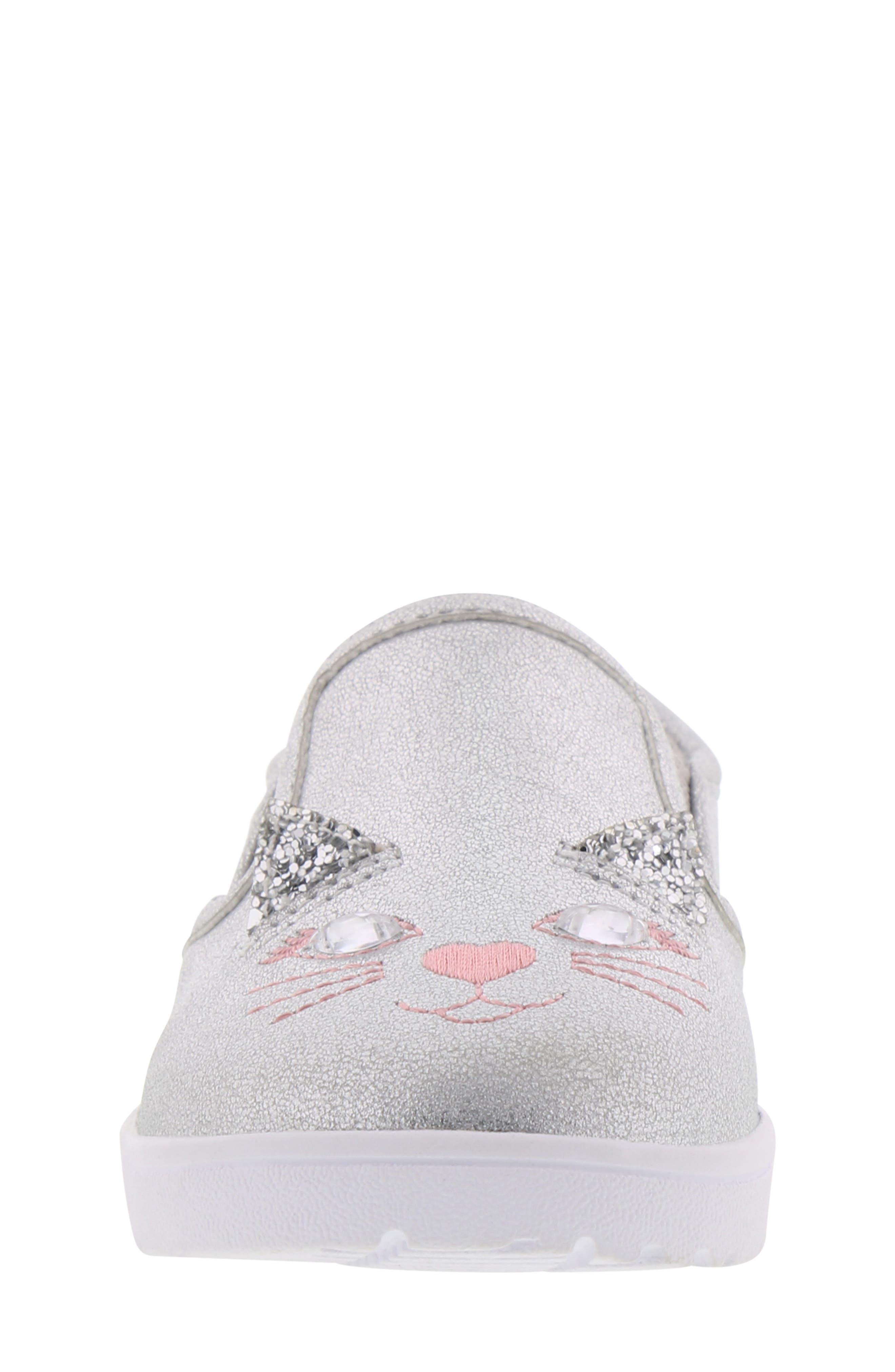 Børn Bailey Jaslyna Slip-On Glitter Sneaker, Alternate, color, 