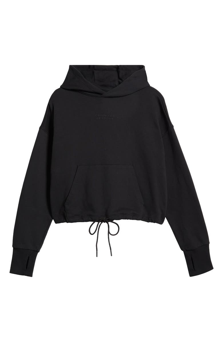 Daughter Lessons NYC Relaxed Crop Hoodie, Alternate, color, 