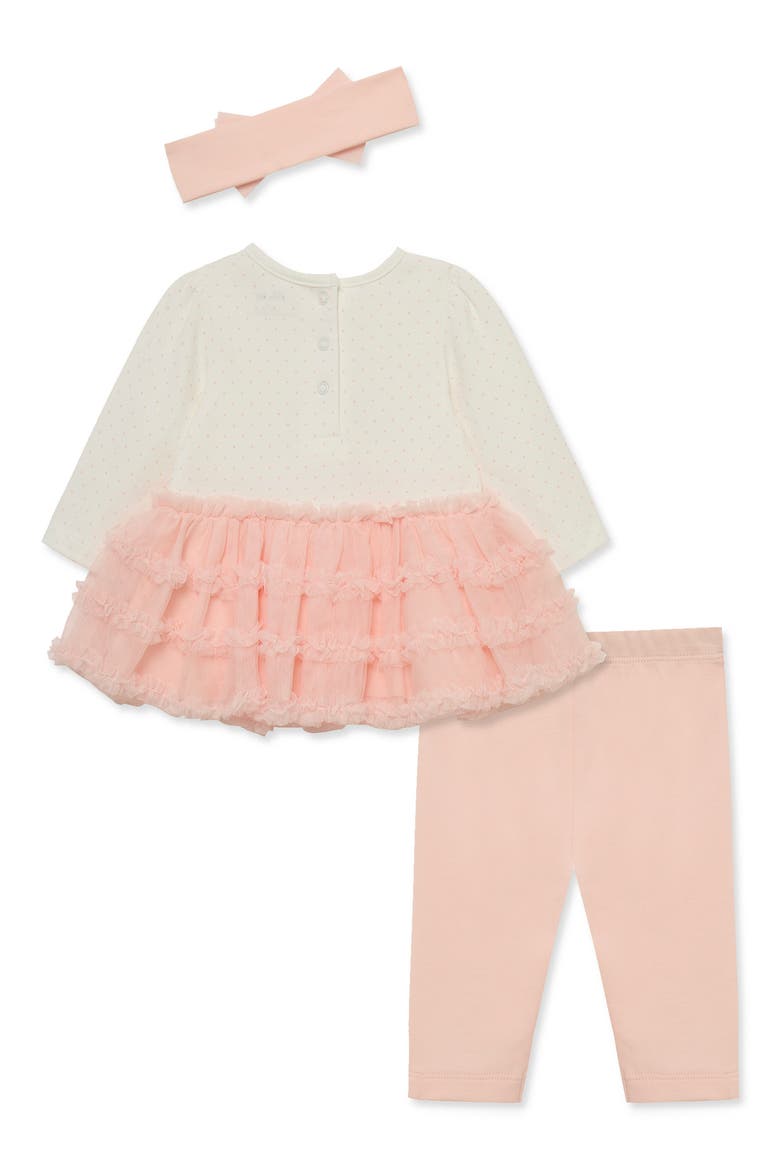 Kids' Ballerina Tutu 3-Piece Set, Alternate, color, WHITE/ PINK