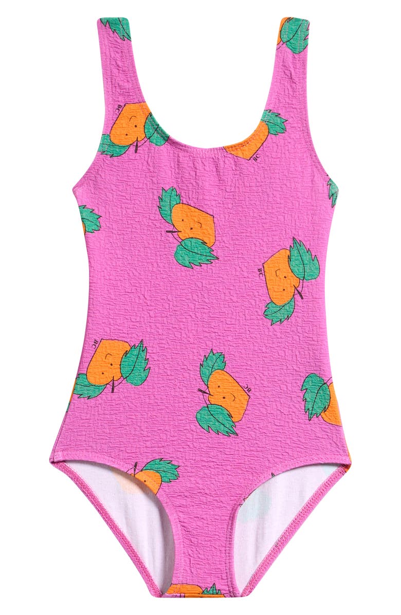 Bobo Choses Kids' Tangerine One-Piece Swimsuit, Main, color, Purple