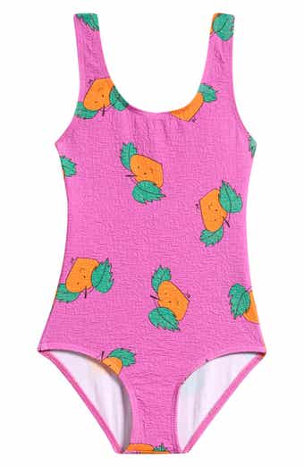 Kids' Tangerine One-Piece Swimsuit
