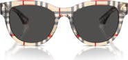 Burberry 54mm Round Sunglasses