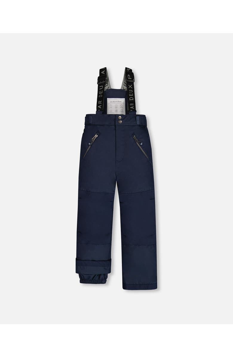 Deux par Deux Kids Unisex Snow Pants Navy, Main, color, 