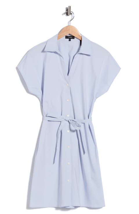 Tie Waist Dolman Sleeve Dress