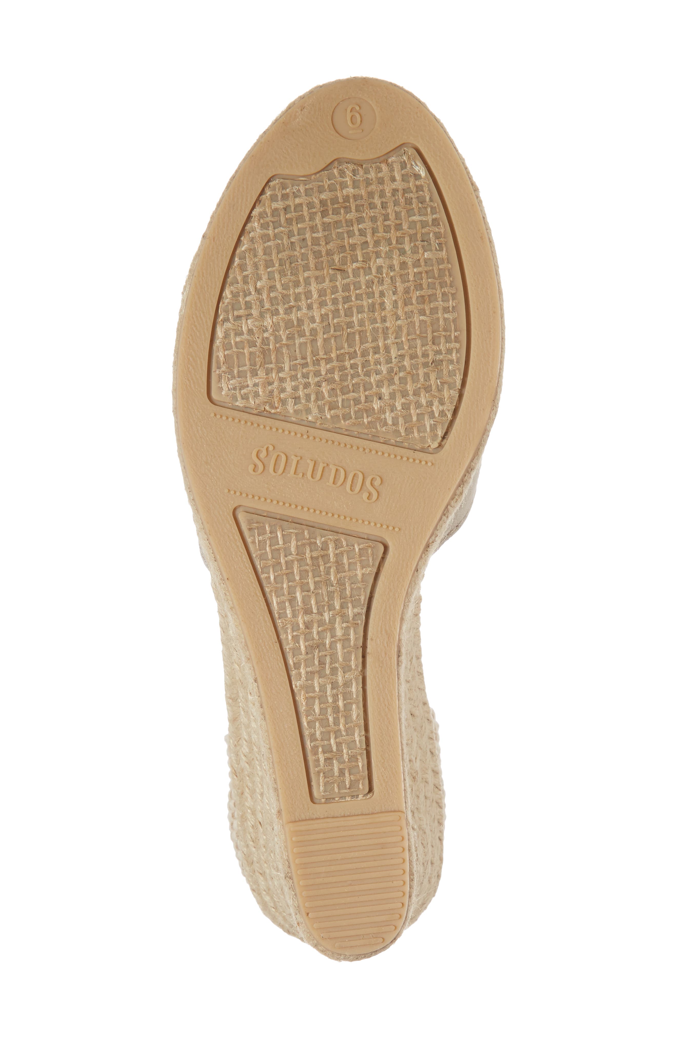 Soludos Espadrille Wedge Sandal, Alternate, color, 