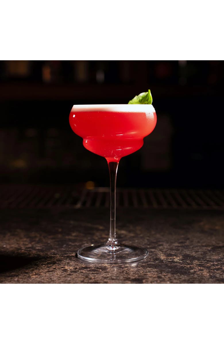 Luigi Bormioli Nick & Nora Backdoor '20s Set of 4 Cocktail Glasses, Alternate, color, Clear