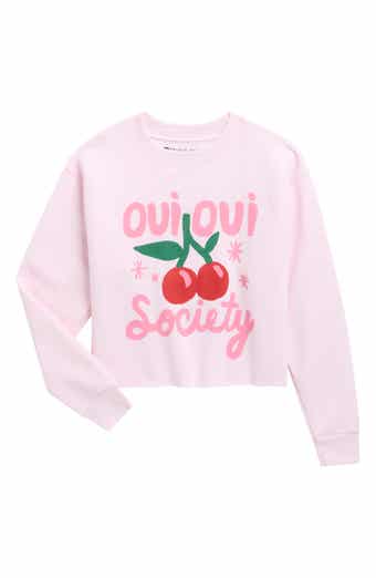 Kids' Oui Oui Society Crop Pullover