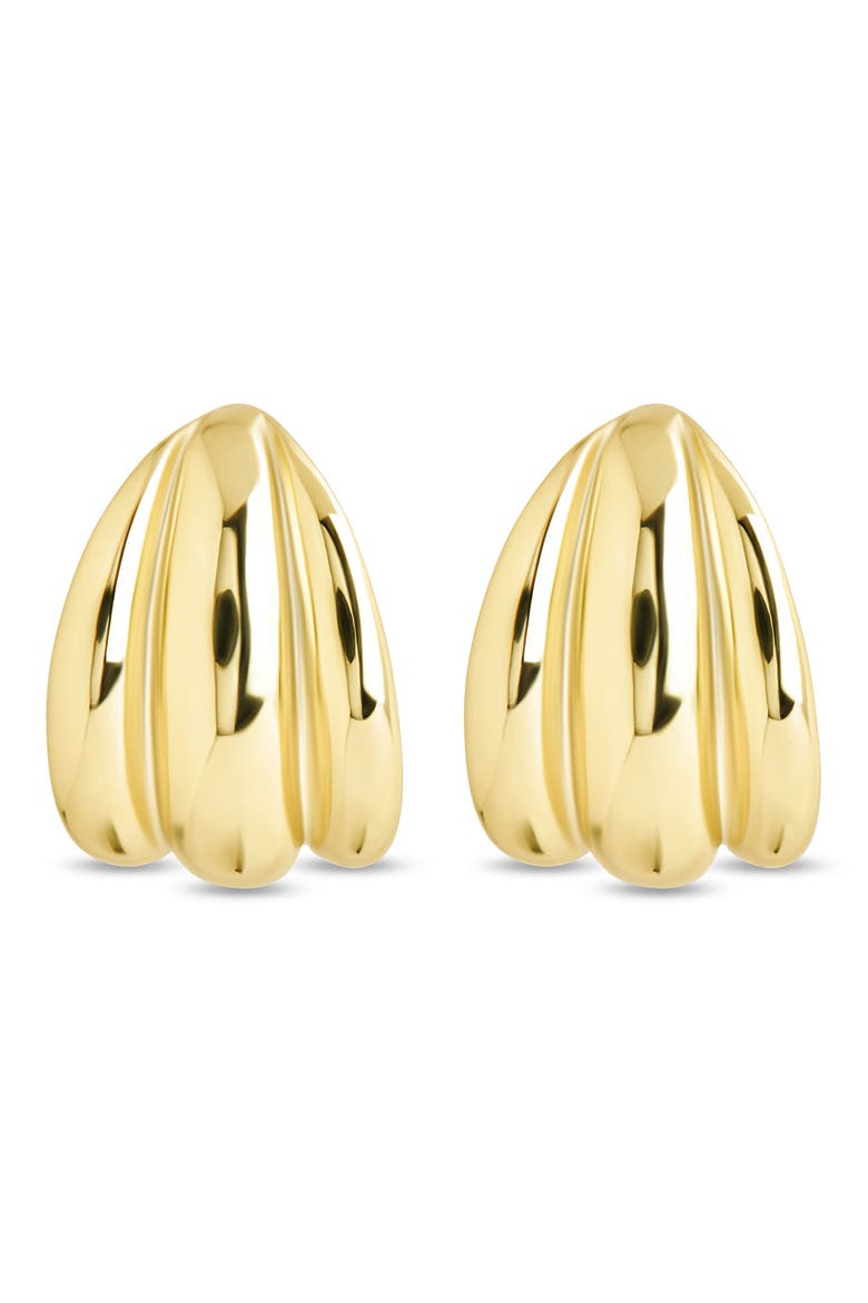 Taryn Layered Huggie Hoop Earrings, Main, color, GOLD