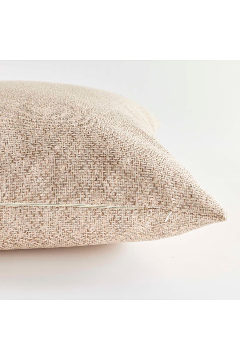 Blake Square Indoor-Outdoor Pillow 24", Alternate, color, Beige