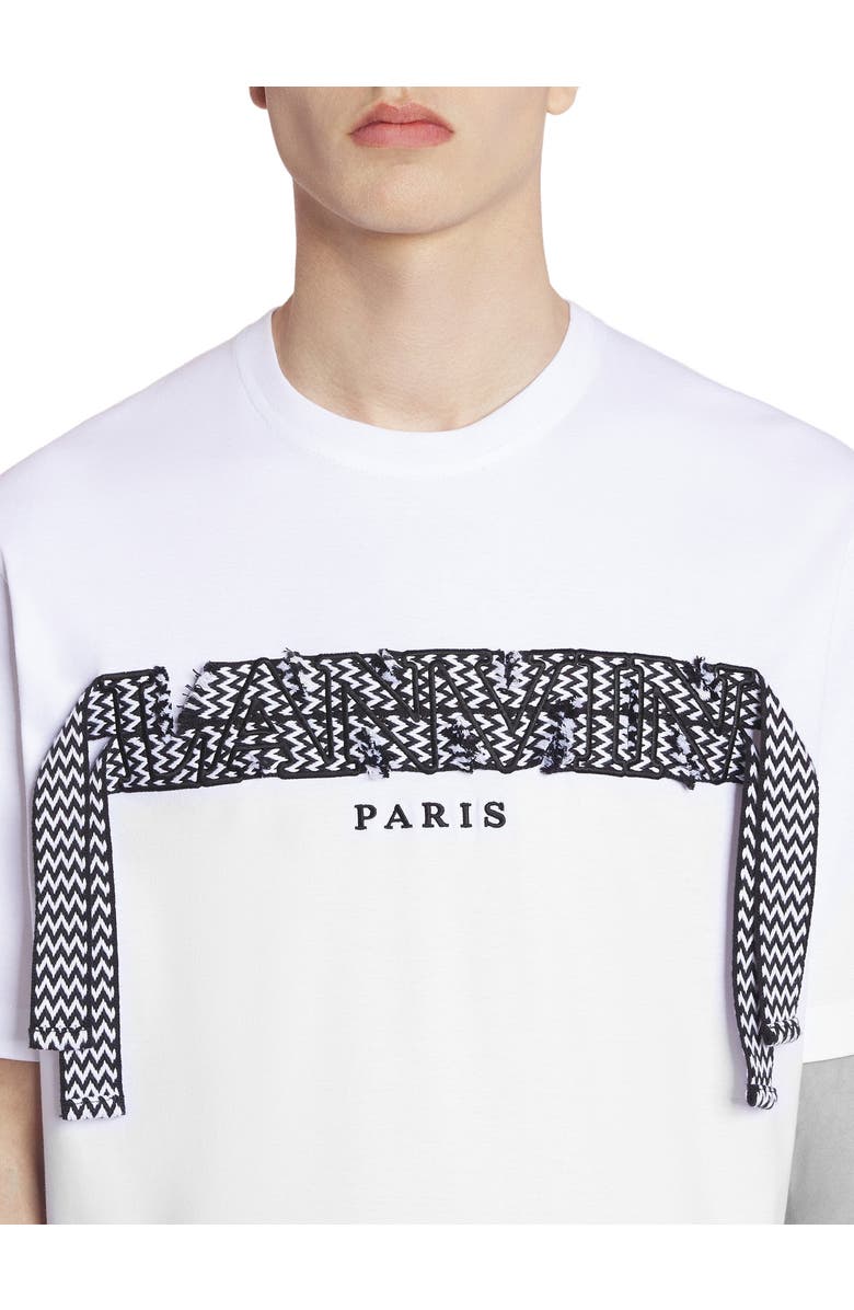 Lanvin Curb Lace T-Shirt, Alternate, color,