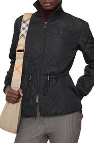 Burberry Micro Check-stitch Nylon Wakerley Jacket