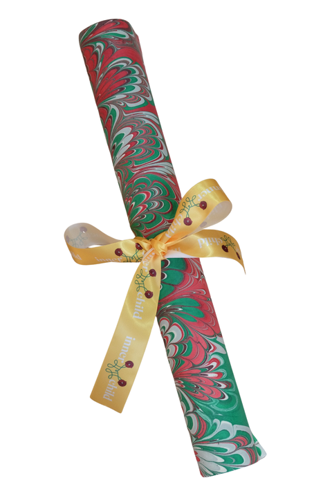 Hand Marbled Gift Wrapping Paper Sheets