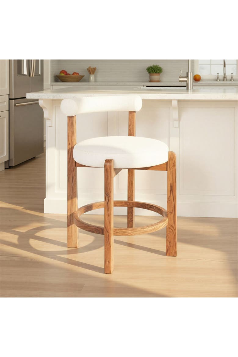 Counter Height Bar Chair, Alternate, color, Brown