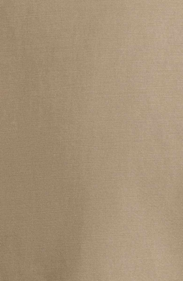 Sam Edelman Corduroy Collar Raincoat, Alternate, color, Sand