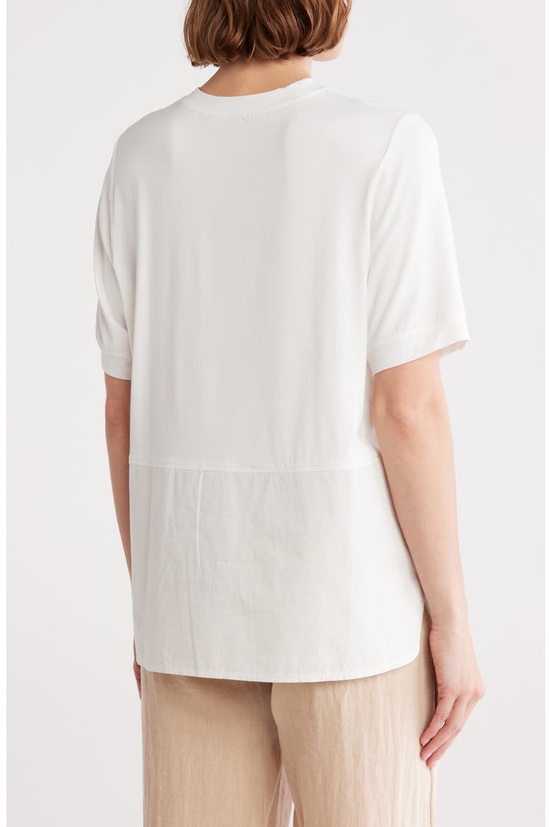 Mixed Media T-Shirt, Alternate, color, WHITE