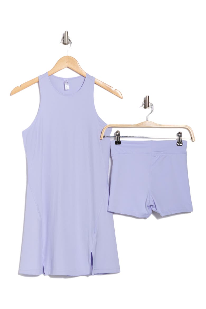 Club Climacool Tennis Dress, Alternate, color, VIOLET TONE