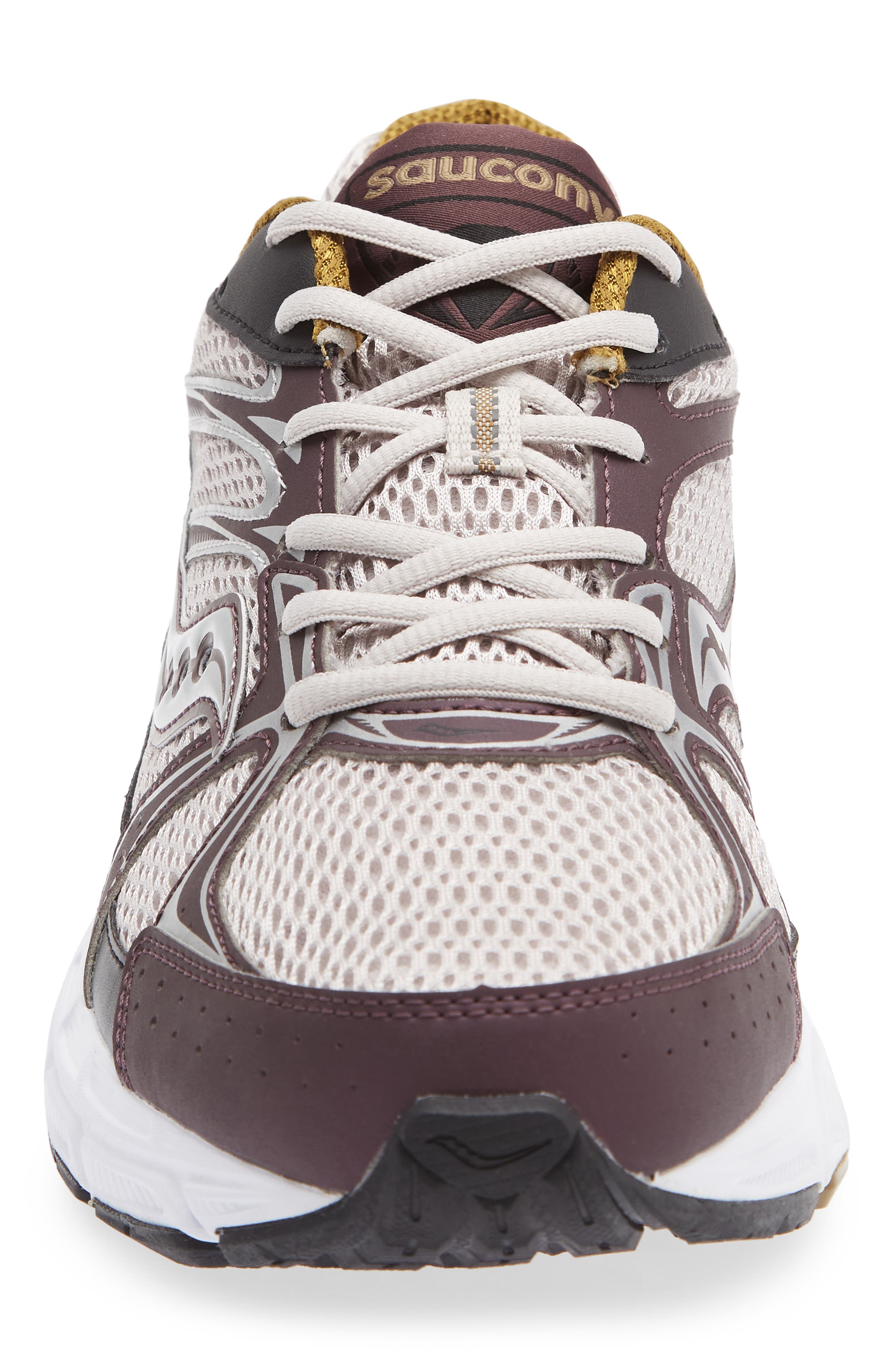 Saucony Gender Inclusive Ride Millennium Sneaker, Alternate, color, Grey/ Wine