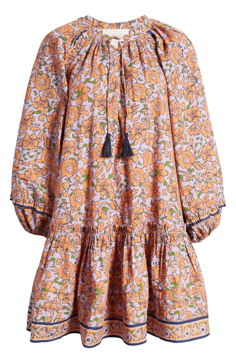 Cleobella Jacklyn Floral Organic Cotton Poplin Minidress, Alternate, color, Asilah Print