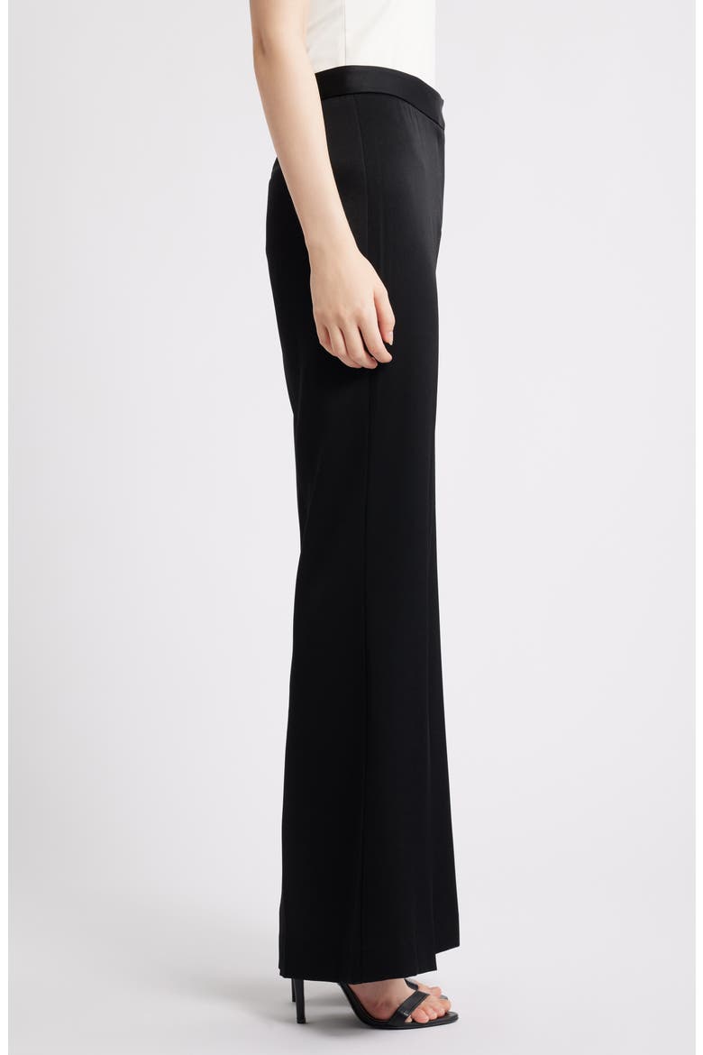 Belle Flare Pants, Alternate, color, BLACK