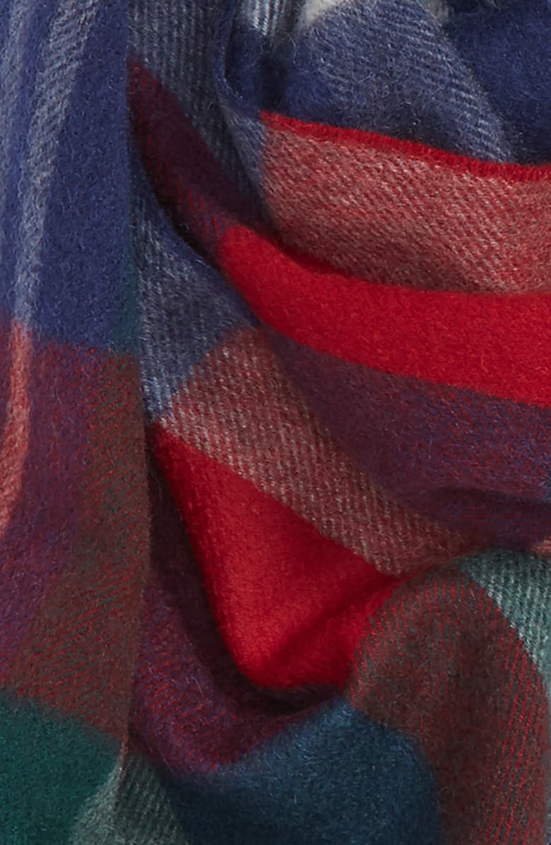 Nordstrom Plaid Cashmere Scarf, Alternate, color, 