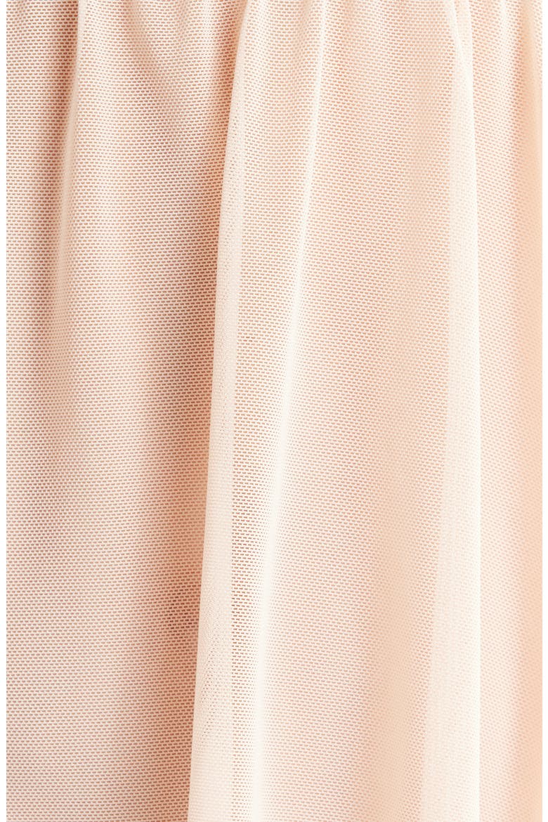 Lace & Mesh Babydoll, Alternate, color, WHISPER PEACH