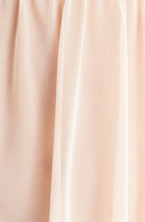 Kilo Brava Lace & Mesh Babydoll In Whisper Peach