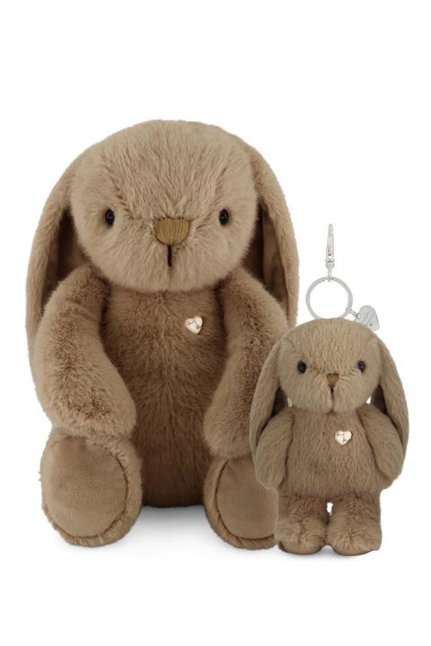 Penelope the Bunny 12" Plush & 6" Keychain Set