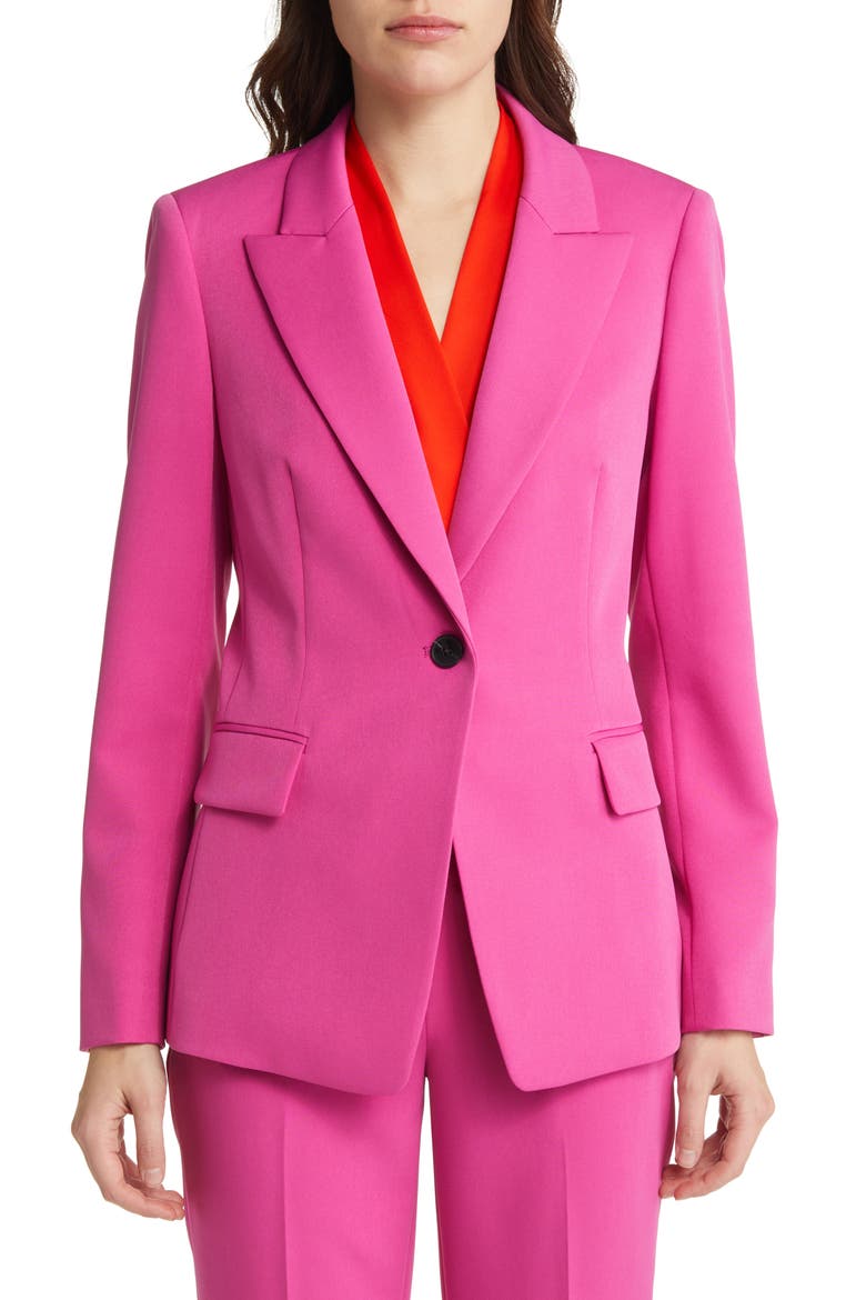 Jordi Twill Jacket, Alternate, color, FRENCH PINK