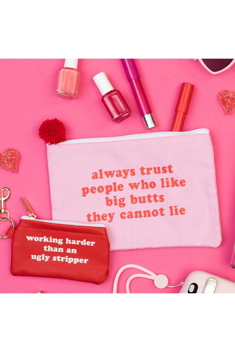 People With Big Butts Bag Cotton Pink, Alternate, color, Pink