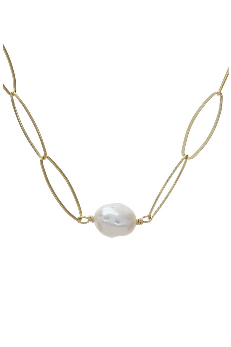 Perla Choker, Main, color, 14K Gold Filled
