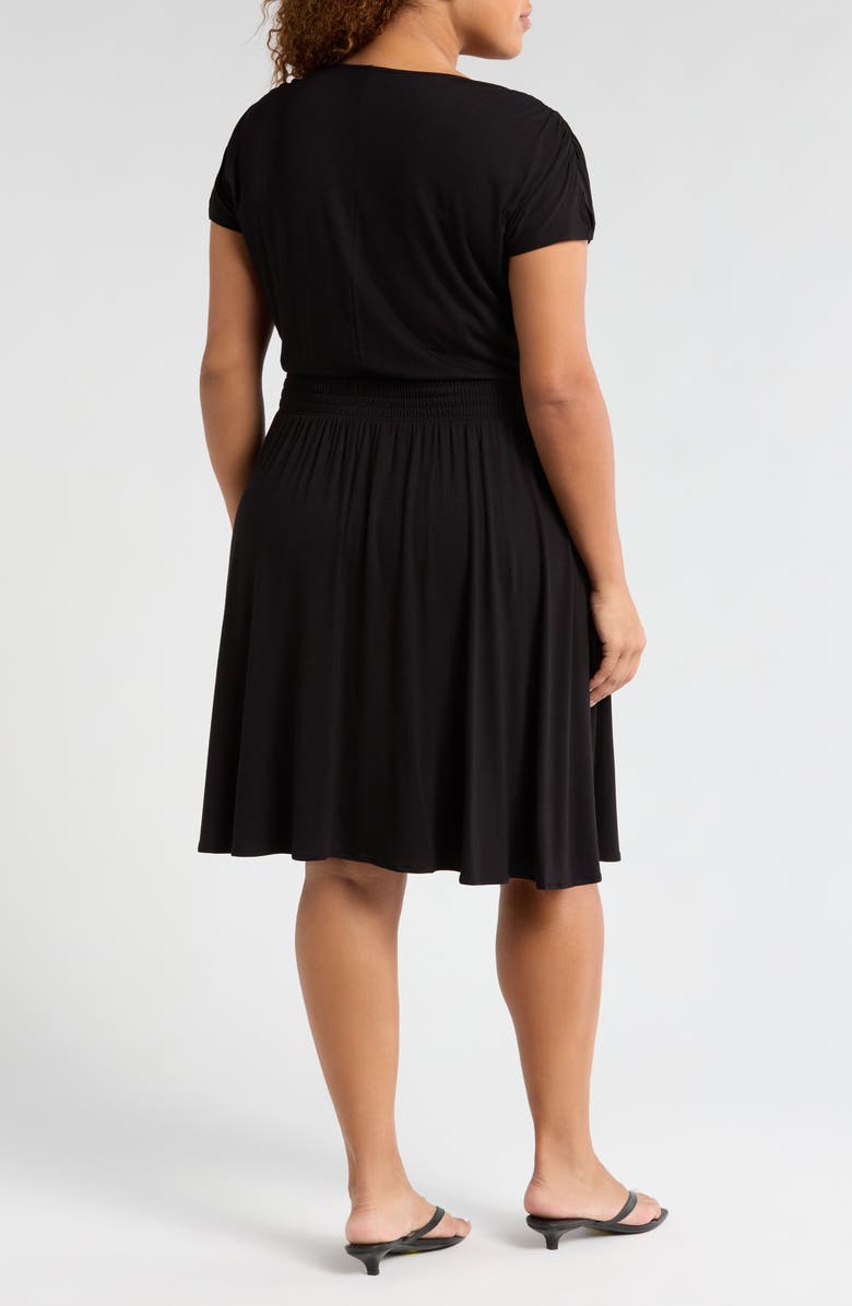 Universal Standard Piper Stretch Jersey Dress, Alternate, color, Black