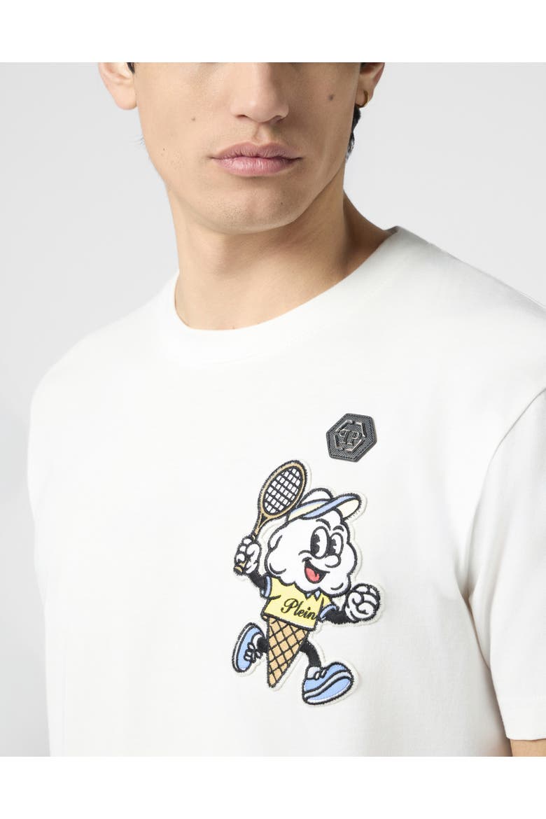 Round Neck T-Shirt Gelato Monsters Men, Alternate, color, OffWhite
