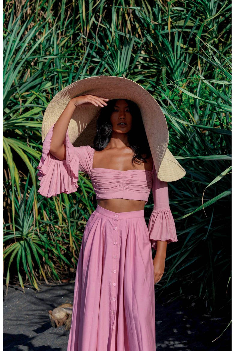 The Solana Oversized Straw Hat, Alternate, color, Natural