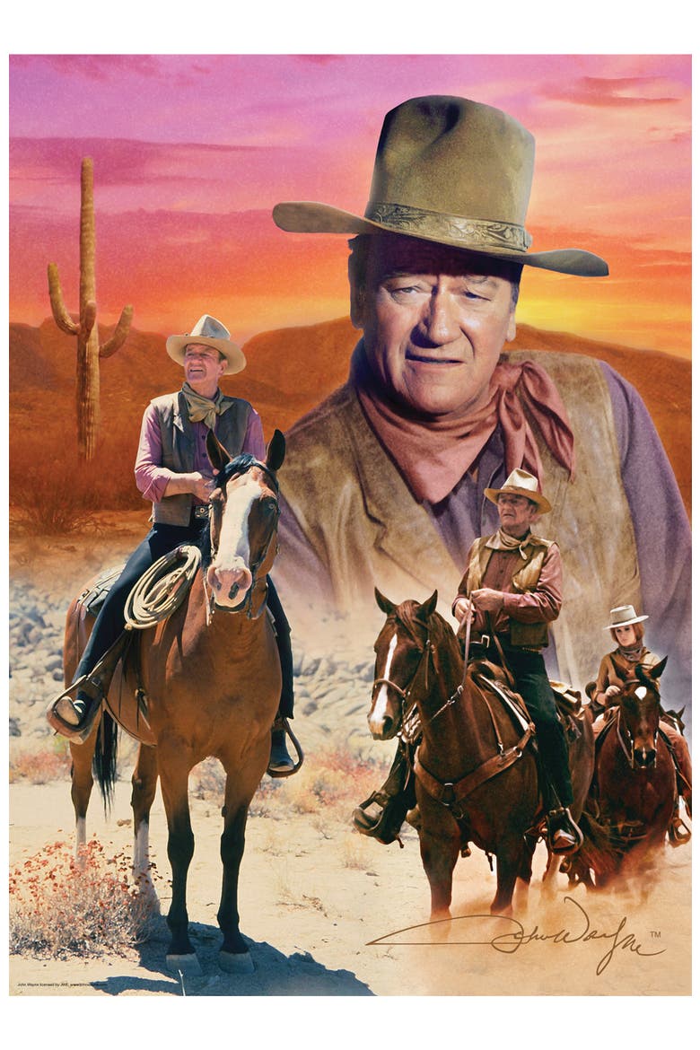 The Cowboy Way 1000 Piece Jigsaw Puzzle, Alternate, color, Multicolor