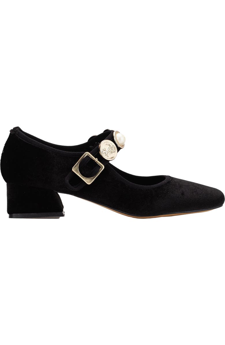 Prologue Shoes Macbeth Velvet Mary Jane Pumps, Alternate, color, Black Velvet