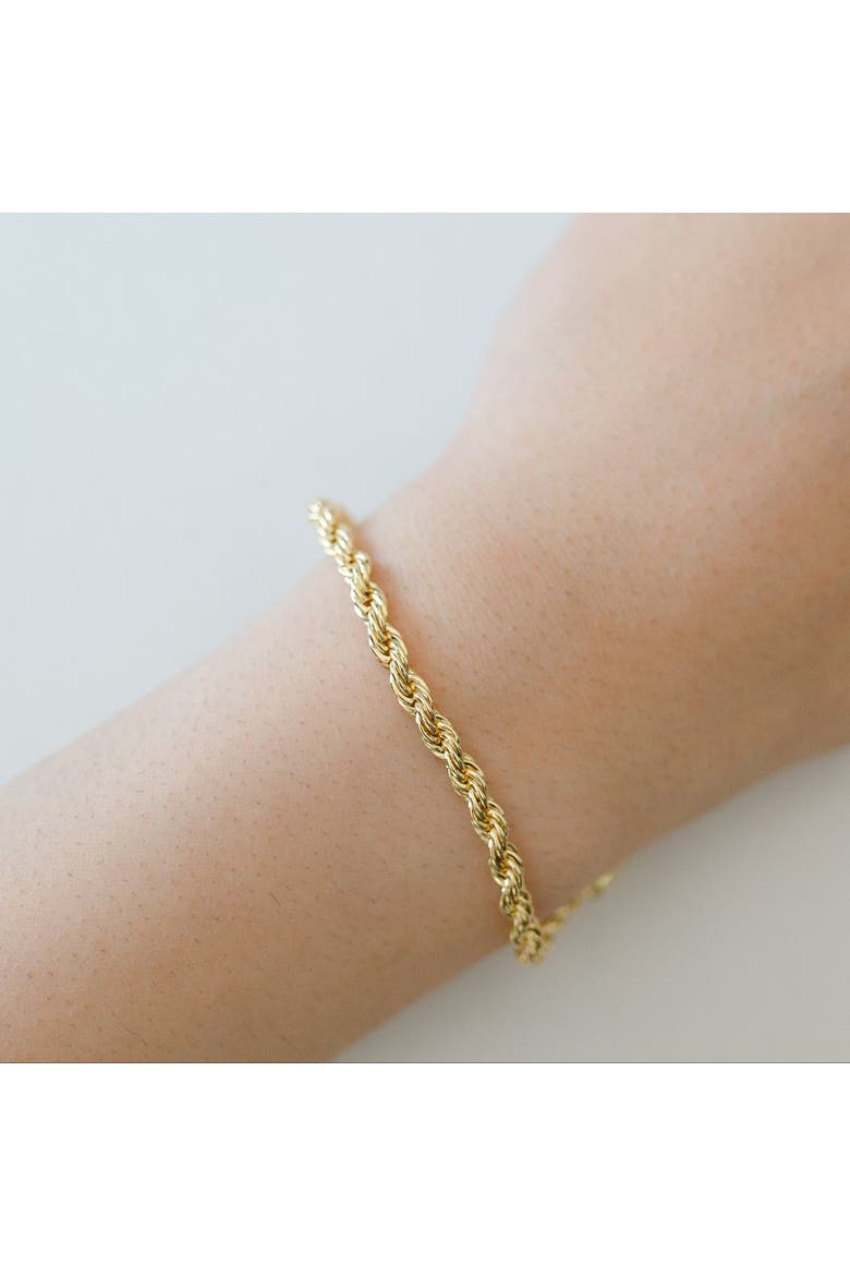 The Belcourt Rope Bracelet, Alternate, color, Gold