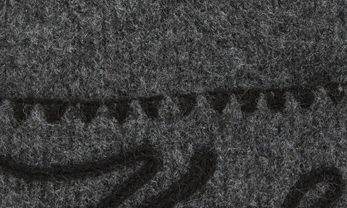 Karl Lagerfeld Paris Whipstitch Karl Beanie In Gray