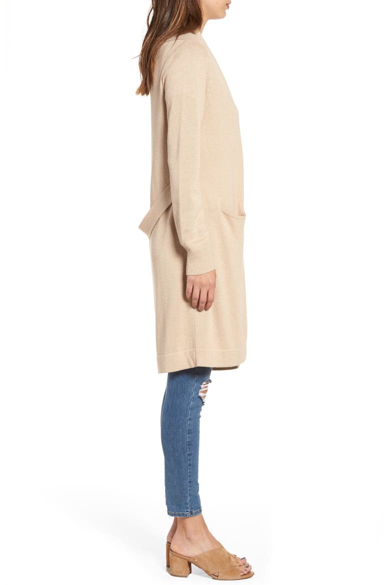 Shawl Collar Cardigan, Alternate, color, TAN NOMAD