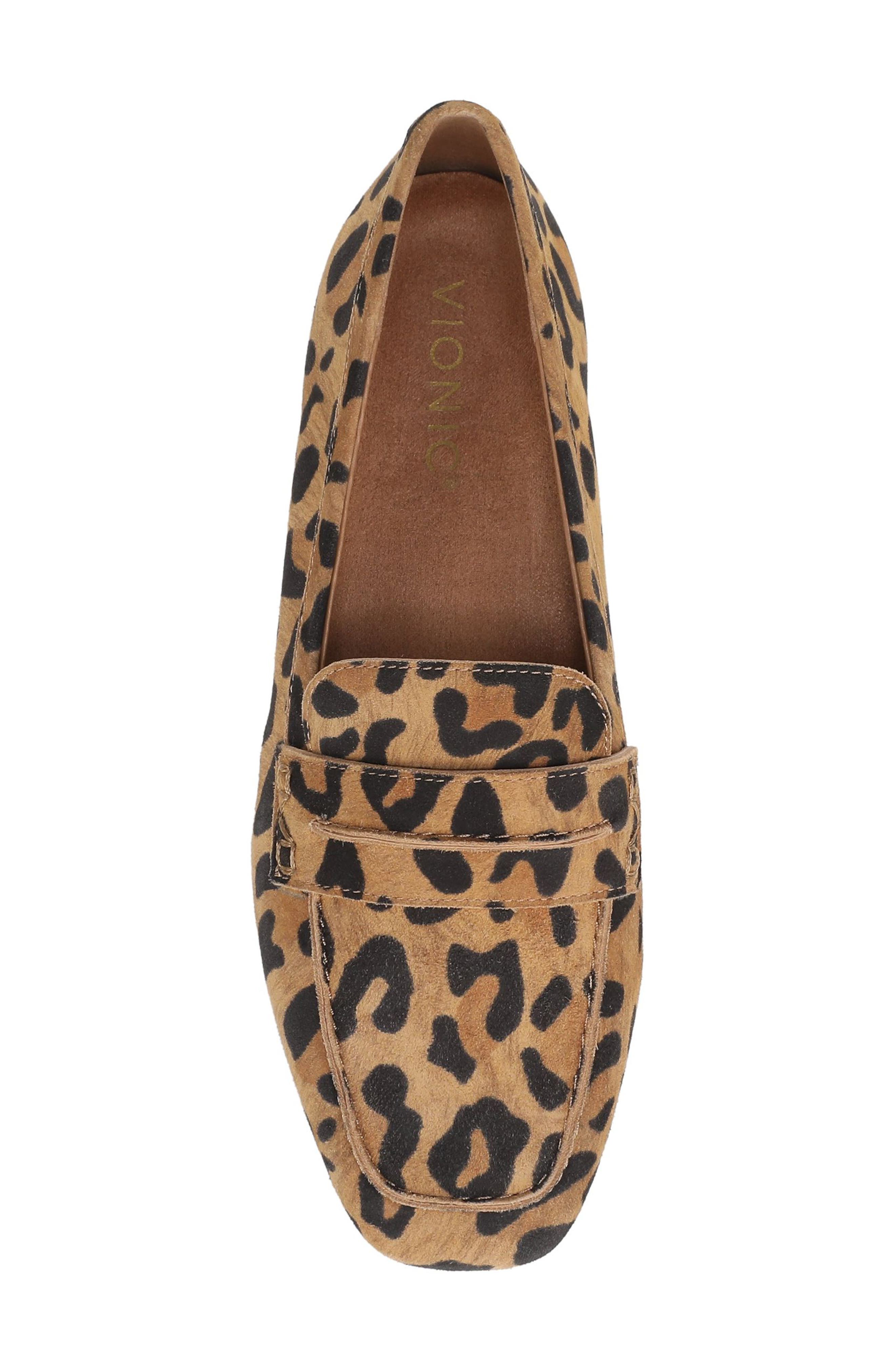 Henley Penny Loafer, Alternate, color, TAN LEOPARD SUEDE