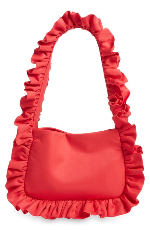 Baggy London Baguette Shoulder Bag In Red