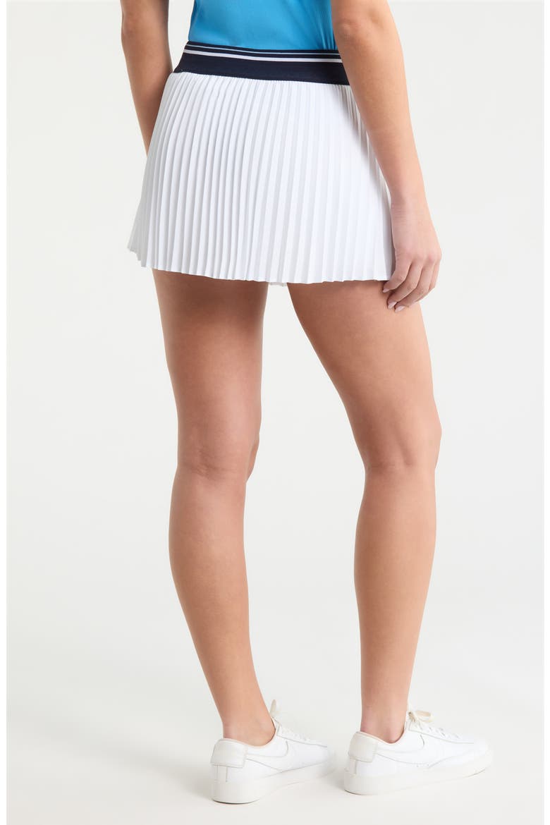 Micropleat High Rise Stretch Woven Golf Skort, Alternate, color, SNOW