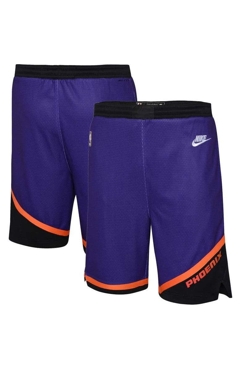 Nike Youth Nike Purple Phoenix Suns Hardwood Classics Swingman Shorts, Main, color, 