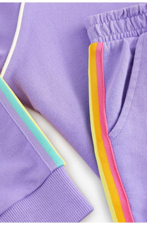 LITTLE BIRD LITTLE BIRD KIDS' RAINBOW STRIPE SWEATSHIRT & JOGGERS SET