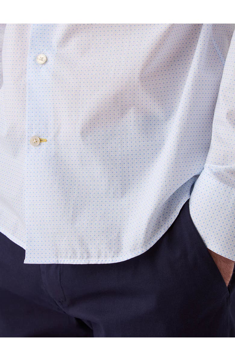 Robert Talbott Reynolds Micro Print Shirt, Alternate, color, Navy/Blue