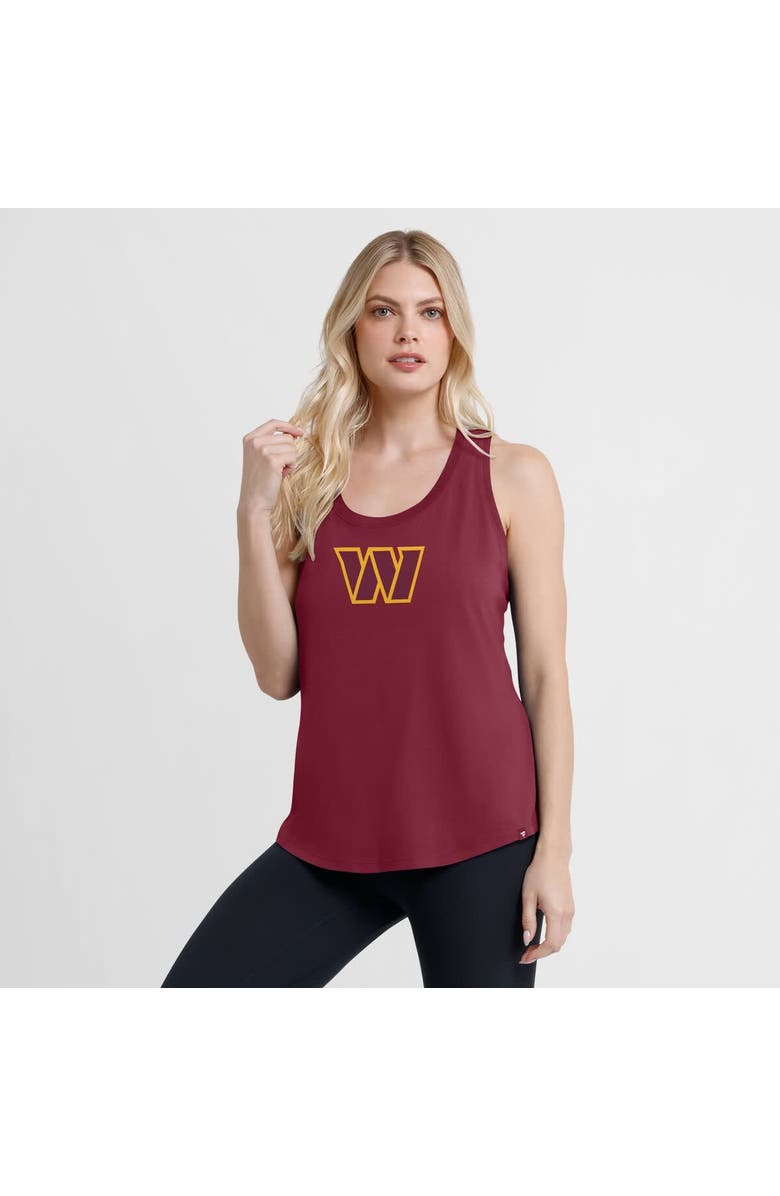 FANATICS Women's Fanatics Burgundy Washington Commanders Iron Fan Tank Top, Alternate, color, 