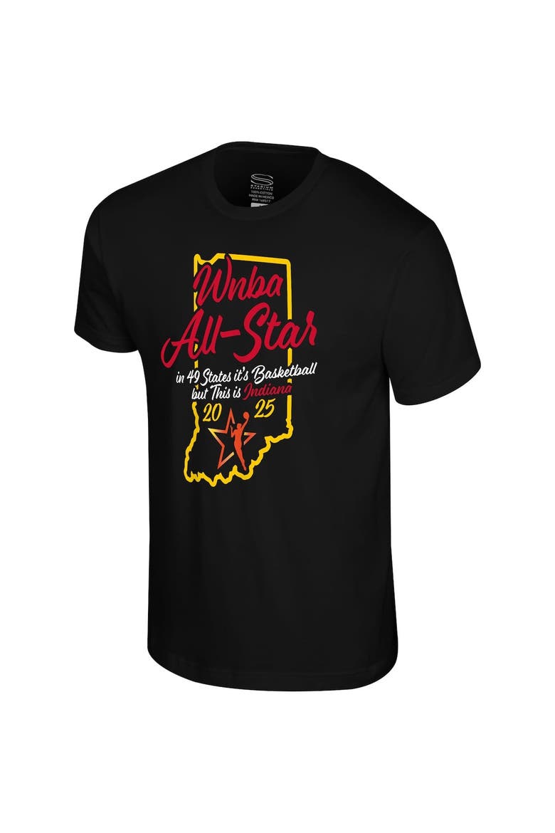 Unisex Stadium Essentials Black 2025 WNBA All-Star Game Home State T-Shirt, Alternate, color, Black